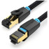 Патч-корд Vention прямой SFTP cat.8 RJ45 - 3м. Черный Тканевая оплетка Vention IKGBI