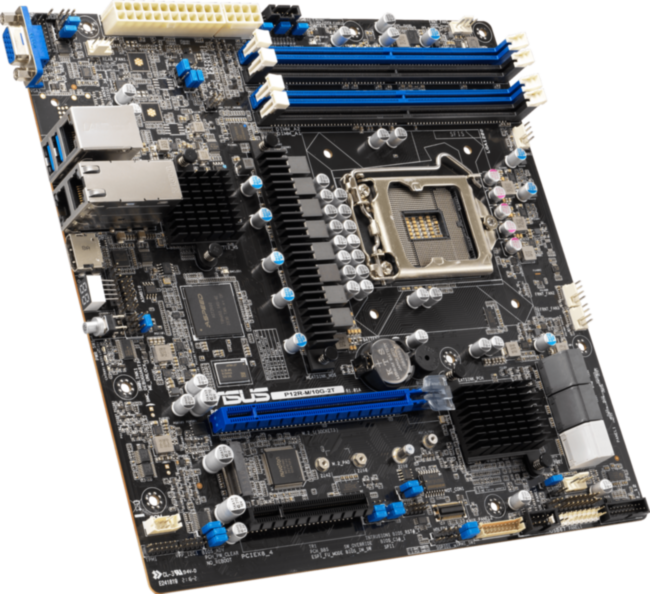 Материнская плата Серверная материнская плата ASUS P12R-M / 10G-2T (90SB0AC0-M0UAY0) Материнская плата Серверная материнская плата ASUS P12R-M / 10G-2T (90SB0AC0-M0UAY0)