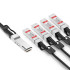 Твинаксиальный медный кабель FS QSFP 100G-4SPC03