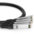 Твинаксиальный медный кабель FS QSFP 100G-4SPC03