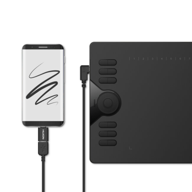 Графический планшет Huion Inspiroy HS610 Графический планшет Huion Inspiroy HS610