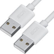 GCR Кабель 0.75m USB AM/AM, белый, 28/28 AWG, экран, морозостойкий, GCR-52223 Greenconnect GCR-52223 GCR Кабель 0.75m USB AM/AM, белый, 28/28 AWG, экран, морозостойкий, GCR-52223 Greenconnect GCR-52223