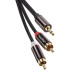 Кабель соединит 3.5 Jack (M) - 2xRCA (M), 3м Telecom PRO <TAV7183M-3M> VCOM TAV7183M-3M