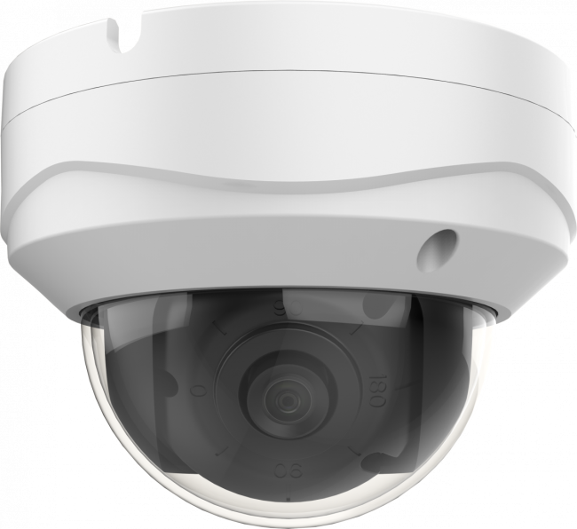 4 МП уличная купольная IP-камера с EIR-подсветкой до 30м матрица 1/3 Progressive Scan CMOS день/ночь механический ИК-фильтр сжатие H.265/H.265+/H.264/H.264+/MJPEG 0.01лк@F1.2 разрешение 2560×1440@25к/с фиксированный объектив 2.8мм с уголом обзора 98 WDR 1