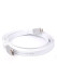 Кабель HDMI 19M/M ver 2.0, 3M, Aopen/Qust <ACG568F-S-3M> серебряно-белый Flat Aopen HDMI (m)- HDMI (m) 3м