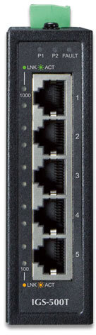 IGS-500T индустриальный неуправляемый коммутатор PLANET IGS-500T IGS-500T индустриальный неуправляемый коммутатор PLANET IGS-500T