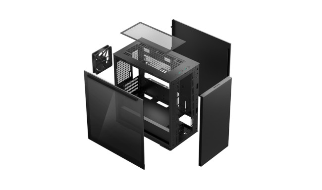 Корпус ПК без блока питания Deepcool Case MACUBE110 BK BR Black