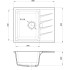 Кухонная мойка RIVELATO Rivelato RAUM RM-58 topazio