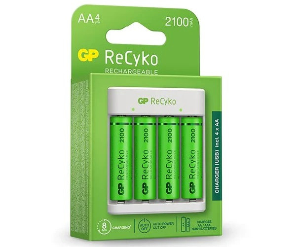 Зарядное устройство Е411 для АА и ААА аккумуляторов.В комплекте 4 аккумулятора GP ААА750 GP 4610116214183 Зарядное устройство Е411 для АА и ААА аккумуляторов.В комплекте 4 аккумулятора GP ААА750 GP 4610116214183