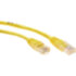 Патчкорд литой "Telecom" UTP кат.5е 0,5м желтый VCOM NA102-Y-0.5M