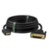 Greenconnect Кабель HDMI-DVI 15.0m черный, OD8.0mm, 28/26 AWG, позолоченные контакты, 19pin AM / 24+1M AM Dual Link, тройной экран, GCR-51510 Greenconnect HDMI (m) - DVI-D (m) 15м