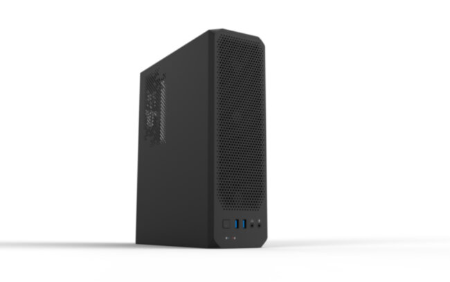 Корпус с блоком питания 230W Foxline FL-1004-TFX230B-85