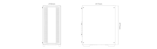 Корпус ПК без блока питания Deepcool CC560-WH-100034