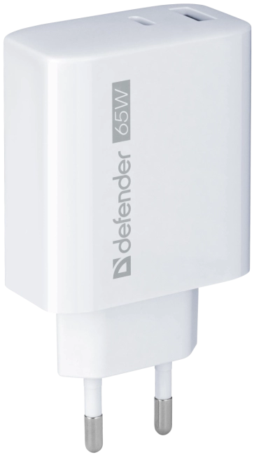 Defender Сетевое ЗУ UPA-165 USB A+C, 65W Defender 83582