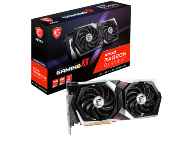 Видеокарта MSI Radeon RX 6700 XT GAMING X 12G