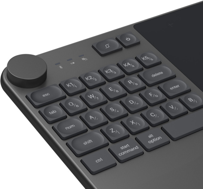 Графический планшет Huion Inspiroy Keydial KD200 Графический планшет Huion Inspiroy Keydial KD200