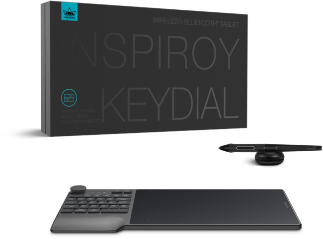 Графический планшет Huion Inspiroy Keydial KD200 Графический планшет Huion Inspiroy Keydial KD200