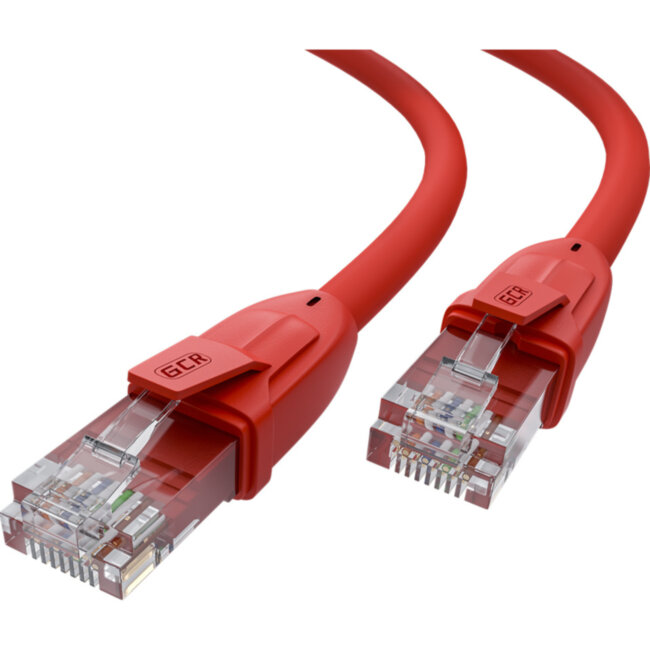 GCR Патч-корд прямой 1.5m UTP кат.6, красный, 24 AWG, ethernet high speed, RJ45, T568B, GCR-52706 Greenconnect GCR-52706