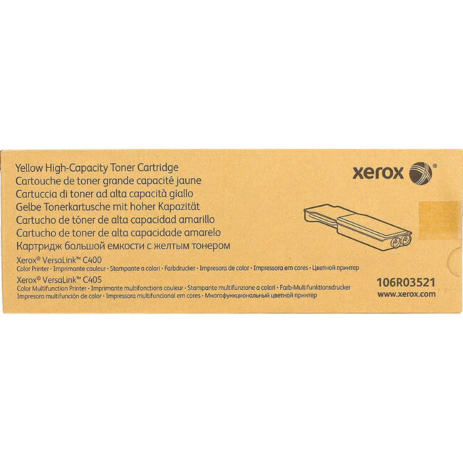 Желтый тонер-картридж повыш. емк. Xerox 106R03521
