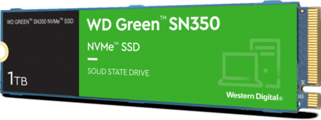 Твердотельный накопитель WD Green SN350 WDS100T3G0C