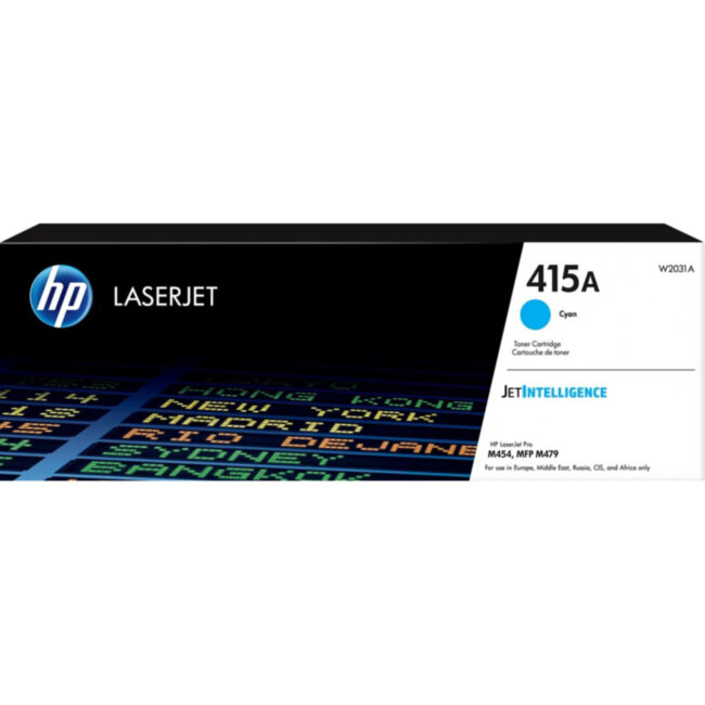 Тонер-картридж HP 415A Cyan Original LaserJet Toner Cartridge (W2031A) Тонер-картридж HP 415A Cyan Original LaserJet Toner Cartridge (W2031A)