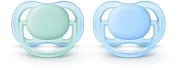 Пустышки 0-6 М, 2 шт, Ultra Air. Для мальчика Philips SCF244/20