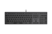 Клавиатура A4Tech Fstyler FX60H серый USB slim LED (FX60H GREY/WHITE) A4Tech FX60H GREY/WHITE Клавиатура A4Tech Fstyler FX60H серый USB slim LED (FX60H GREY/WHITE) A4Tech FX60H GREY/WHITE