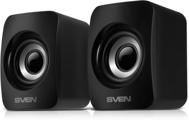 SVEN 130, чёрный, USB, акустическая система 2.0,  мощность 2x3 Вт(RMS) Sven 130