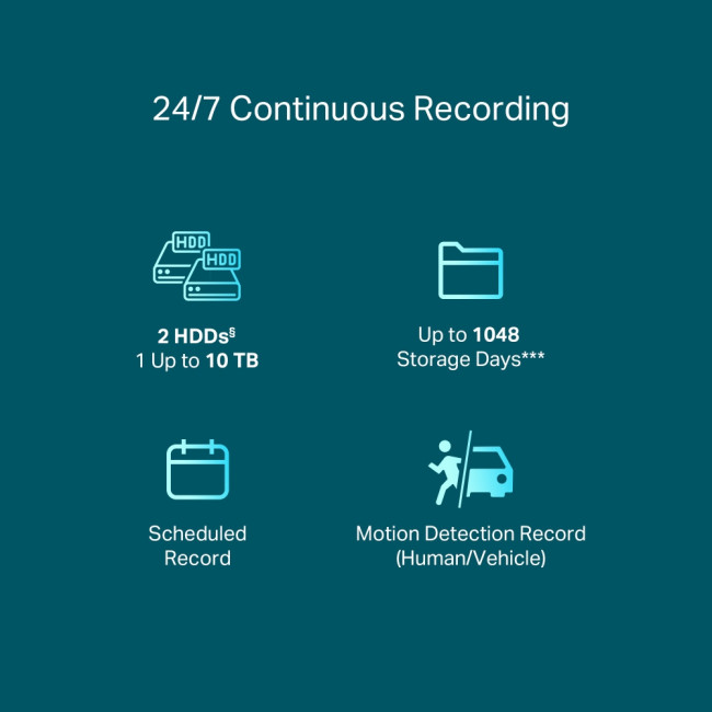 Сетевой видеорегистратор TP-Link VIGI NVR2016H-16MP Сетевой видеорегистратор TP-Link VIGI NVR2016H-16MP