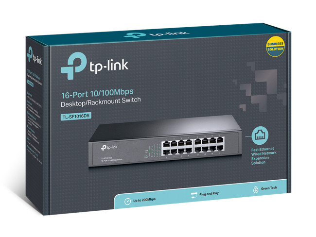 Коммутатор TP-Link TL-SF1016DS Коммутатор TP-Link TL-SF1016DS