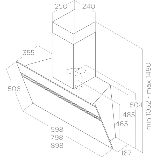 Вытяжка ELICA Elica NEAT @ BL/A/60-PRF0199509 Вытяжка ELICA Elica NEAT @ BL/A/60-PRF0199509