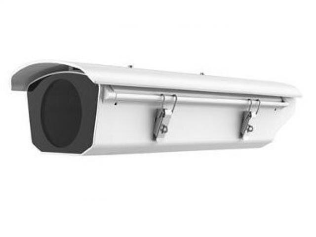 Уличный кожух для камер в стандартном корпусе со встроенным подогревом и охлаждением, -40°C...60°C, 24В AC±10%, подогрев 60Вт, охлаждение 4Вт, IP67, материал кожуха: алюминиевый сплав + стекло, 445.3x110x169.2мм Hikvision DS-1331HZ-H