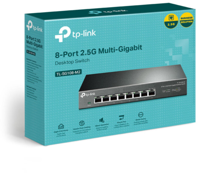 Коммутатор Коммутатор TP-Link TL-SG108-M2 Коммутатор Коммутатор TP-Link TL-SG108-M2