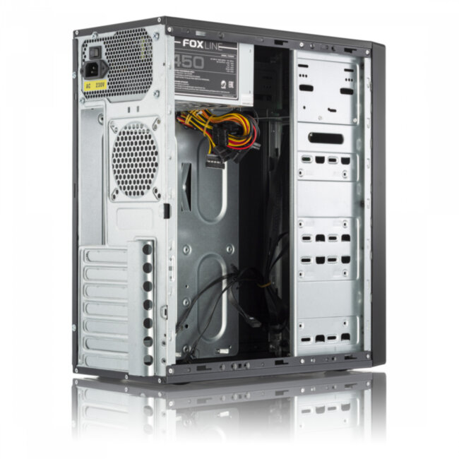 Корпус c блоком питания 450 Ватт Foxline FL-301 Корпус c блоком питания 450 Ватт Foxline FL-301