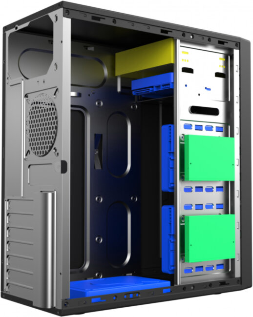 Корпус c блоком питания 450 Ватт Foxline FL-301 Корпус c блоком питания 450 Ватт Foxline FL-301