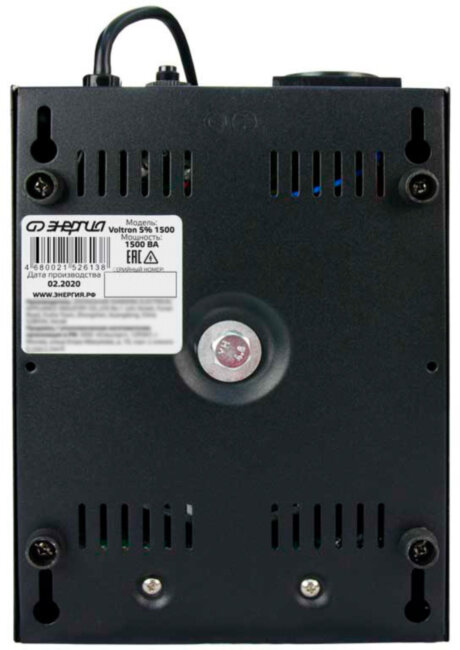 Стабилизатор  VOLTRON - 1500  ЭНЕРГИЯ Voltron (5%) Стабилизатор Энергия VOLTRON 1500 Стабилизатор  VOLTRON - 1500  ЭНЕРГИЯ Voltron (5%) Стабилизатор Энергия VOLTRON 1500