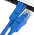 Greenconnect Патч-корд прямой 10.0m, UTP кат.5e, синий, позолоченные контакты, 24 AWG, литой, GCR-LNC01-10.0m, ethernet high speed 1 Гбит/с, RJ45, T568B Greenconnect RJ45(m) - RJ45(m) Cat. 5e U/UTP PVC 10м синий