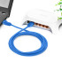 Greenconnect Патч-корд прямой 10.0m, UTP кат.5e, синий, позолоченные контакты, 24 AWG, литой, GCR-LNC01-10.0m, ethernet high speed 1 Гбит/с, RJ45, T568B Greenconnect RJ45(m) - RJ45(m) Cat. 5e U/UTP PVC 10м синий