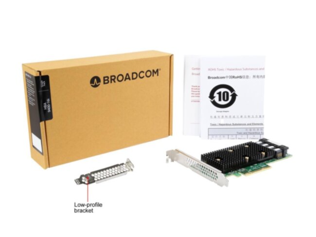 Контроллер LSI HBA 9400-16i Контроллер LSI HBA 9400-16i
