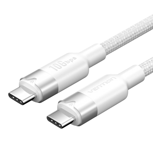 Кабель Vention USB 3.2 Gen2 CM/CM - 1м. Белый 5А PD100W, шт. Vention TRGWF