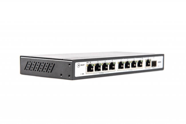 2033 SKAT PoE-8E-1G-1S коммутатор PoE Plus, мощность 120Вт, порты: 8-Ethernet, 1-Uplink, 1-SFP Бастион SKAT PoE-8E-1G-1S 2033 SKAT PoE-8E-1G-1S коммутатор PoE Plus, мощность 120Вт, порты: 8-Ethernet, 1-Uplink, 1-SFP Бастион SKAT PoE-8E-1G-1S