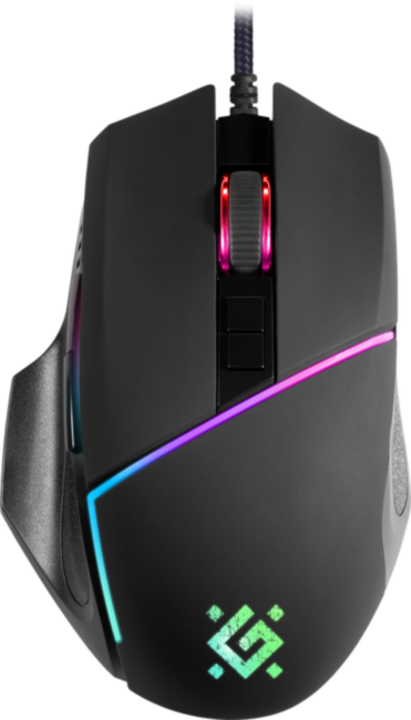 Defender Проводная игровая мышь Warfame GM-880L RGB,8кнопок,12800dpi Defender 52880