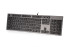 Клавиатура A4Tech KV-300H серый/черный USB slim A4Tech KV-300H