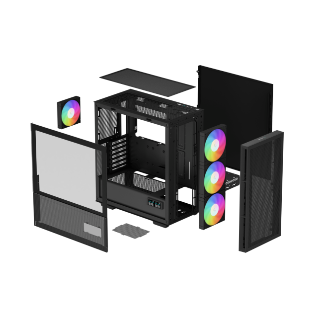 Корпус ПК без блока питания Deepcool Case CH560 Digital Black Корпус ПК без блока питания Deepcool Case CH560 Digital Black
