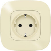 VLN-a СЛК Роз.2К+З 16А умн. Умная розетка Legrand серия Valena Allure with NETATMO, Цвет Слоновая кость. С заземлением, 16А, 230В, Управление со смартфона. Рамка в комплекте.