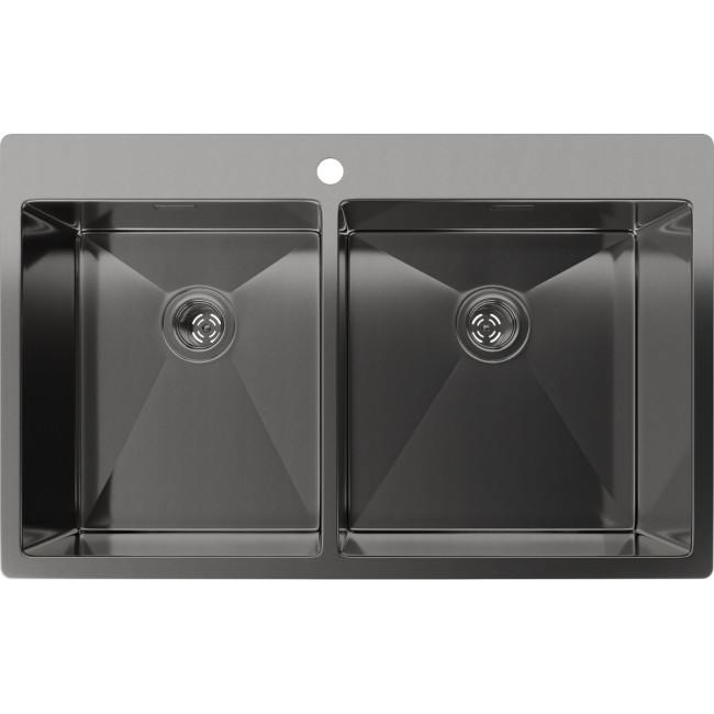 Кухонная мойка RIVELATO Rivelato Rinox 8050 B2 PVD black