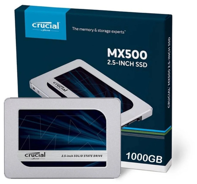 Твердотельный накопитель Crucial MX500 CT1000MX500SSD1 Твердотельный накопитель Crucial MX500 CT1000MX500SSD1