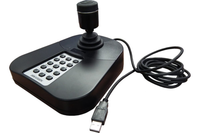 Клавиатура для управления, USB 2.0, Window XP/7/8/8.1, 3D управление по PTZ, 2 кнопки управления клавиатурой, 15 программируемых кнопок. 3х позиционный джойстик, увеличение/вращение. Питание 5В DC через USB Hikvision DS-1005KI Клавиатура для управления, USB 2.0, Window XP/7/8/8.1, 3D управление по PTZ, 2 кнопки управления клавиатурой, 15 программируемых кнопок. 3х позиционный джойстик, увеличение/вращение. Питание 5В DC через USB Hikvision DS-1005KI