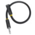 GCR Удлинитель для гарнитуры 0.3m jack 3,5mm/jack 3,5mm черный, желтая окантовка, 28AWG, M/F Greenconnect jack 3,5mm (m) - jack 3,5mm (f) 0.3 черный