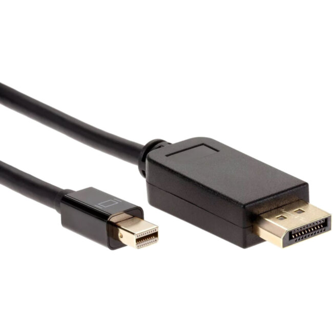 Кабель-переходник Mini DisplayPort M -> Display Port M  4K*60 Hz 1,8м VCOM <CG682-1.8M> Кабель-переходник VCOM Mini DisplayPort M/DisplayPort M (CG682-1.8M)